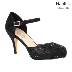 BL-Roma-18 Black Zapatos de Mujer elegantes Tacon bajo Mayoreo Wholesale Womens Low-Heels Fancy Shoes Nantlis