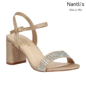 BL-Sofia-53 Champagne Zapatos de Mujer elegantes Tacon bajo Mayoreo Wholesale Womens Low-Heels Fancy Shoes Nantlis