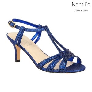 BL-Vero-76 Royal Blue Zapatos de Mujer elegantes Tacon bajo Mayoreo Wholesale Womens Low-Heels Fancy Shoes Nantlis