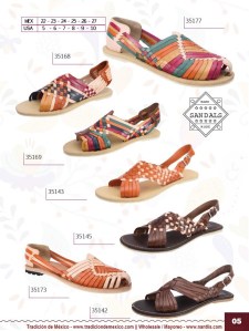 Tradicion de Mexico Vol 22 Zapatos Artesanales Huaraches Cintos Cartera Nantlis Pag 05