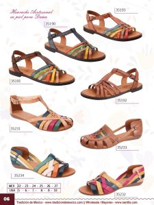 Tradicion de Mexico Vol 22 Zapatos Artesanales Huaraches Cintos Cartera Nantlis Pag 06