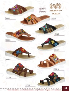 Tradicion de Mexico Vol 22 Zapatos Artesanales Huaraches Cintos Cartera Nantlis Pag 11