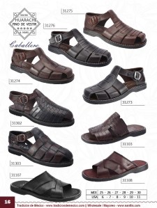 Tradicion de Mexico Vol 22 Zapatos Artesanales Huaraches Cintos Cartera Nantlis Pag 16