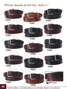 Tradicion de Mexico Vol 22 Zapatos Artesanales Huaraches Cintos Cartera Nantlis Pag 23