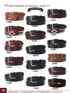 Tradicion de Mexico Vol 22 Zapatos Artesanales Huaraches Cintos Cartera Nantlis Pag 25