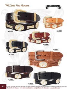 Tradicion de Mexico Vol 22 Zapatos Artesanales Huaraches Cintos Cartera Nantlis Pag 27