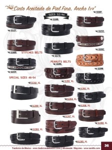 Tradicion de Mexico Vol 22 Zapatos Artesanales Huaraches Cintos Cartera Nantlis Pag 36