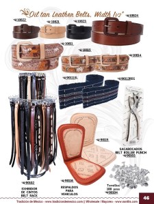 Tradicion de Mexico Vol 22 Zapatos Artesanales Huaraches Cintos Cartera Nantlis Pag 46