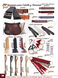 Tradicion de Mexico Vol 23 Accesorios para Charros y Caballos Nantlis page 36