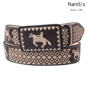 TM-13119 Cinto Vaquero Charro de Vestir Mayoreo Wholesale Western Charro casual Belt Nantlis Tradicion de Mexico