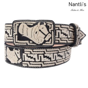 TM-13207 Cinto Vaquero Charro de Vestir Mayoreo Wholesale Western Charro casual Belt Nantlis Tradicion de Mexico