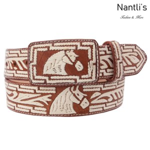 TM-13214 Cinto Vaquero Charro de Vestir Mayoreo Wholesale Western Charro casual Belt Nantlis Tradicion de Mexico