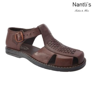 TM-31272 Huaraches de vestir Mexicanos de Hombre Mayoreo wholesale handmade mens Mexican Sandals Nantlis Tradicion de Mexico