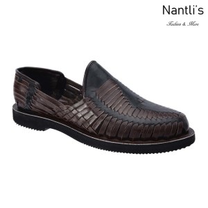 TM-31286 Zapatos Tejidos Mexicanos de hombres Huaraches Mayoreo wholesale mens Mexican handwoven shoes Nantlis Tradicion de Mexico