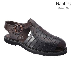 TM-31302 Huaraches de vestir Mexicanos de Hombre Mayoreo wholesale handmade mens Mexican Sandals Nantlis Tradicion de Mexico