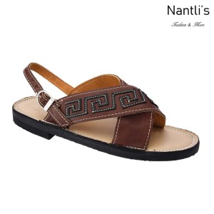TM-33121 Huaraches Cruzados Mexicanos de Hombre Mayoreo wholesale handmade mens Mexican Sandals Nantlis Tradicion de Mexico