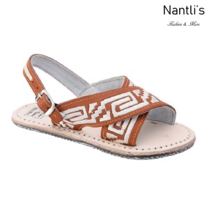 TM-34110 Huaraches Mexicanos bordados de ninos Mayoreo wholesale kids Mexican Sandals Nantlis Tradicion de Mexico