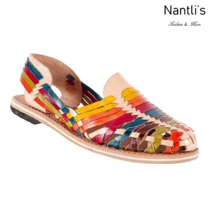 TM-35167 Multi Huaraches Mexicanos de Mujer Mayoreo Wholesale Womens Mexican Sandals Nantlis Tradicion de Mexico