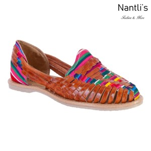 TM-35186 Multi Huaraches Mexicanos de Mujer Mayoreo Wholesale Womens Mexican Sandals Nantlis Tradicion de Mexico