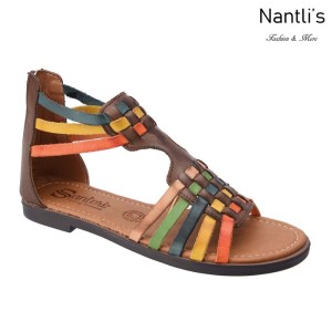 TM-35198 Multi Huaraches Mexicanos de Mujer Mayoreo Wholesale Womens Mexican Sandals Nantlis Tradicion de Mexico