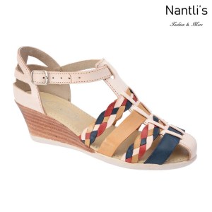 TM-35214 Zapatos Tejidos Mexicanos de Mujer Huaraches Mayoreo Wholesale Womens Mexican handwoven shoes wedges Nantlis Tradicion de Mexico