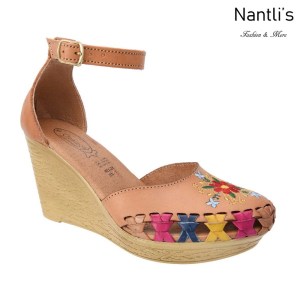 TM-35331 Zapatos Tejidos y Bordados Mexicanos de Mujer Mayoreo Wholesale Womens Mexican Embroidered and handwoven shoes wedges Nantlis Tradicion de Mexico