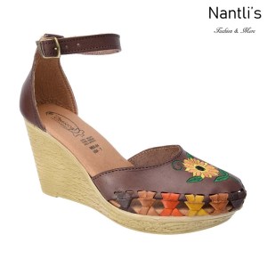 TM-35333 Zapatos Tejidos y Bordados Mexicanos de Mujer Mayoreo Wholesale Womens Mexican Embroidered and handwoven shoes wedges Nantlis Tradicion de Mexico