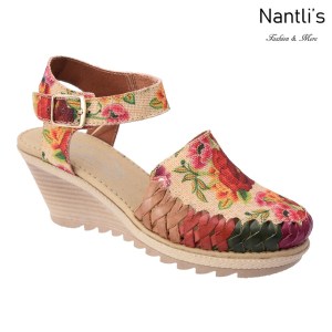TM-35338 Zapatos Tejidos Mexicanos de Mujer Mayoreo Wholesale Womens Mexican handwoven shoes wedges Nantlis Tradicion de Mexico