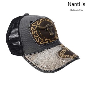 gorras vaqueras mayoreo TM-71065 Gorra Charra con pelo Traditional Mexican cowboy Cap Nantlis Tradicion de Mexico