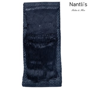 TM-75251-10 Black Rebozo Mexicano mayoreo wholesale Mexican Shawl 92x25 Nantlis Tradicion de Mexico