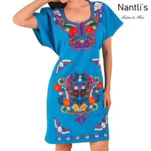 TM-77121 Vestido Bordado de Mujer mayoreo wholesale Mexican Embroidered Womens Dress Nantlis Tradicion de Mexico