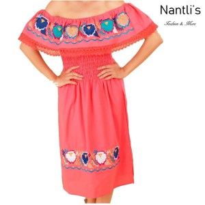 TM-77306 Mamey Vestido Bordado de Mujer Mexican mayoreo wholesale Embroidered Womens Dress Nantlis Tradicion de Mexico