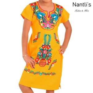 TM-77412 Vestido Kimonita de nina nantlis mayoreo wholesale embroidered dress for girls nantlis tradicion de mexico