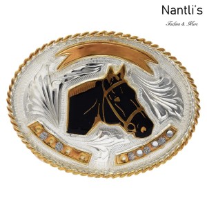 TM-20237 Hebilla de alpaca con pedreria Mayoreo Wholesale mexican western belt buckle with rhinestones Nantlis Tradicion de Mexico