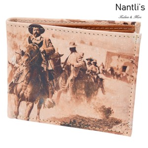TM-41118 Carteras de piel Pancho Villa Mayoreo Wholesale Leather Wallets Nantlis Tradicion de Mexico