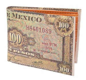 TM-41121 Carteras de piel Mayoreo Wholesale Leather Wallets Nantlis Tradicion de Mexico