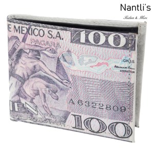 TM-41127 Carteras de piel Mayoreo Wholesale Leather Wallets Nantlis Tradicion de Mexico