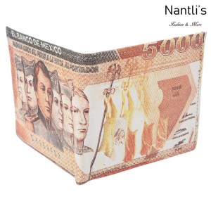 TM-41159 Carteras de piel Mayoreo Wholesale Leather Wallets Nantlis Tradicion de Mexico open