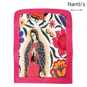 TM-41231 Carteras finas de piel bordadas para mujer Mayoreo Wholesale Fine embroidered Leather Wallets for women Nantlis Tradicion de Mexico open