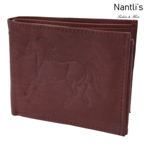 TM-41446 Carteras de piel grabadas caballo Mayoreo Wholesale engraved Leather Wallets Nantlis Tradicion de Mexico open
