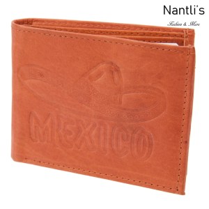 TM-41448 Carteras de piel grabadas Mexico Mayoreo Wholesale engraved Leather Wallets Nantlis Tradicion de Mexico open