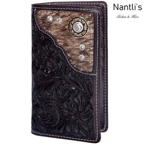 TM-41756 Porta-chequeras de piel cincelada Mayoreo Wholesale chiseled Leather Checkbook Holders Nantlis Tradicion de Mexico