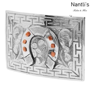 TM-52113 Hebilla charra mexicana de acero inoxidable Mayoreo Wholesale mexican stainless steel buckle Nantlis Tradicion de Mexico