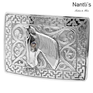 TM-52114 Hebilla charra mexicana de acero inoxidable Mayoreo Wholesale mexican stainless steel buckle Nantlis Tradicion de Mexico