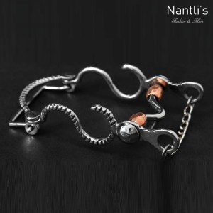 TM-52254 Hebilla charra mexicana de acero inoxidable Mayoreo Wholesale mexican handmade stainless steel buckle Nantlis Tradicion de Mexico