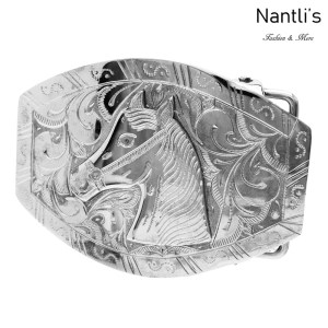 TM-52326 Hebilla charra mexicana de acero inoxidable Mayoreo Wholesale mexican stainless steel buckle Nantlis Tradicion de Mexico