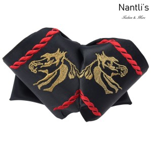TM-72557 Moño Charro bordado Mayoreo Wholesale Charro Bow Tie Nantlis Tradicion de Mexico