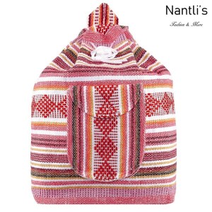 TM-74259 Mochila Mexicana Artesanal Rasta Mayoreo Wholesale Mexican Backpack Nantlis Tradicion de Mexico