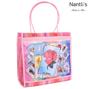 TM-90211 Bolsa Tradicional Mexicana Loteria Mayoreo Wholesale Mexican Tote Bag Nantlis Tradicion de Mexico