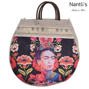 TM-90241 Bolsa Tradicional Mexicana Frida kahlo Mayoreo Wholesale Mexican Tote Bag Nantlis Tradicion de Mexico